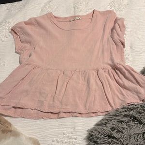 Light pink shirt, size x-small, from Pacsun